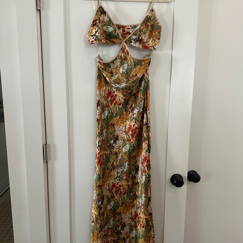 Reformation Poppies Dress - Yellow Floral